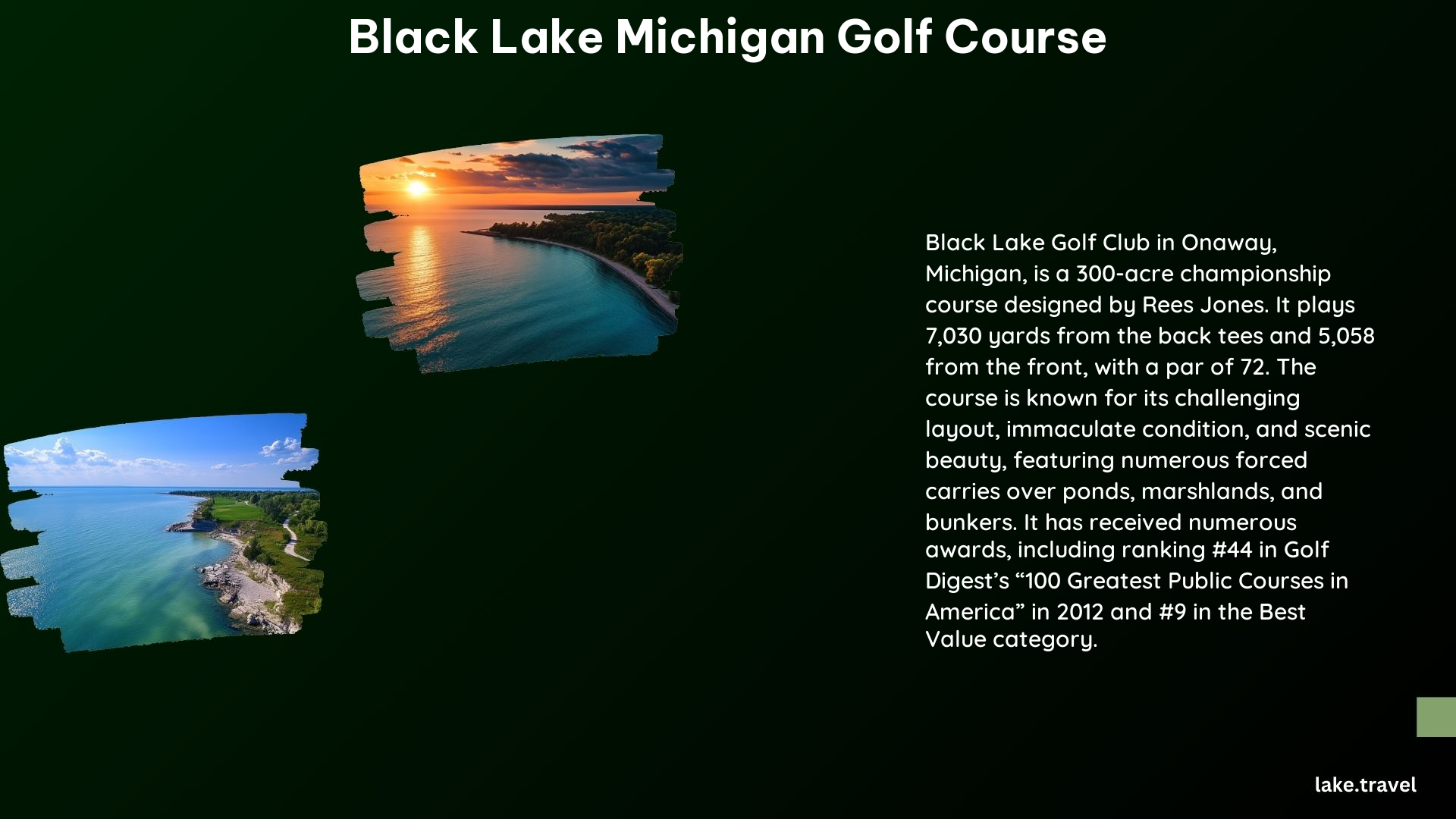 Black Lake Michigan Golf Course