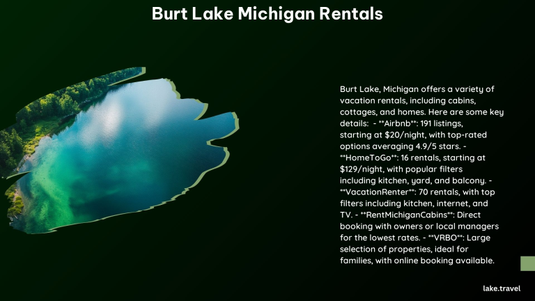 Burt Lake Michigan Rentals