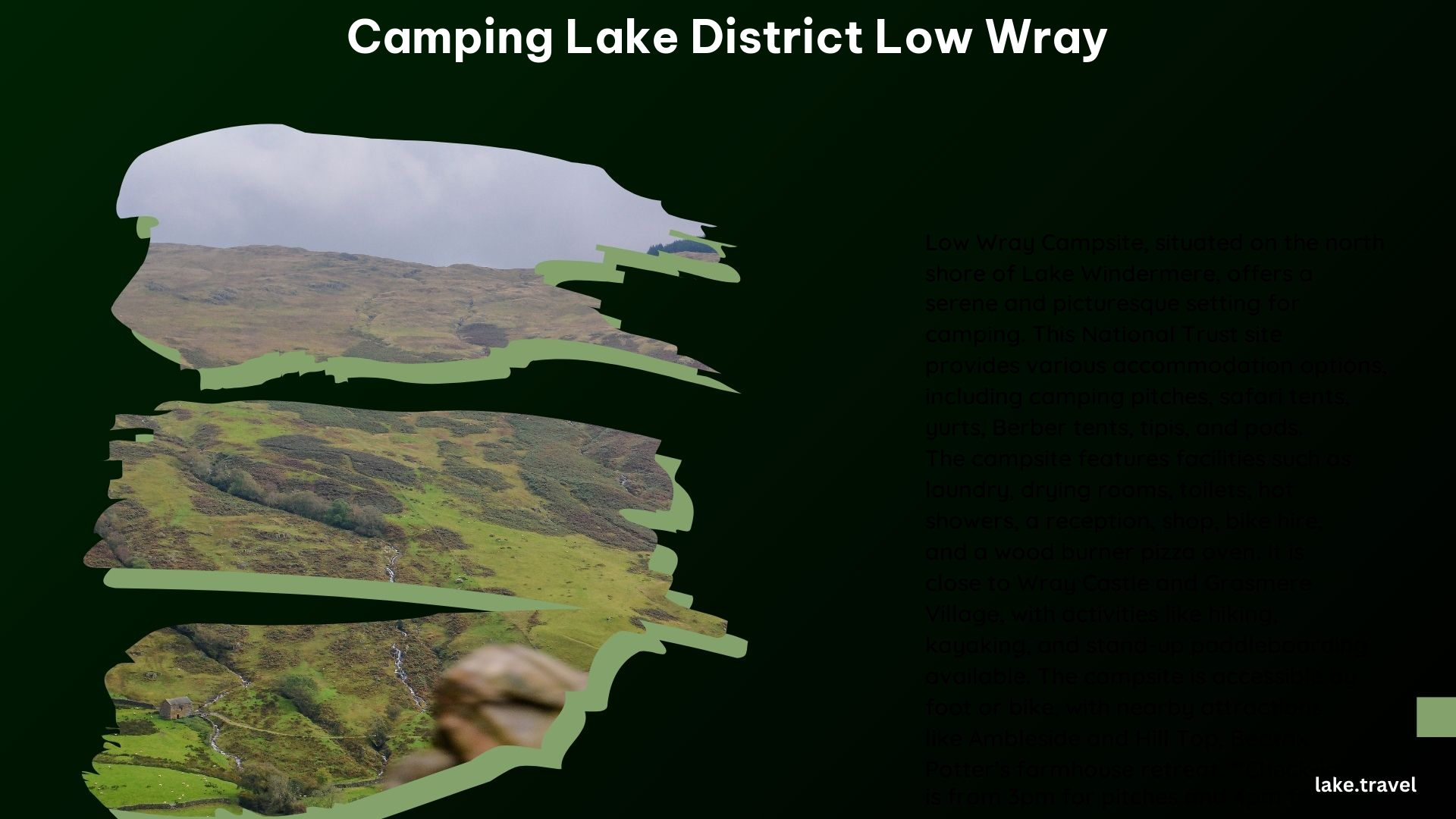 Camping Lake District Low Wray