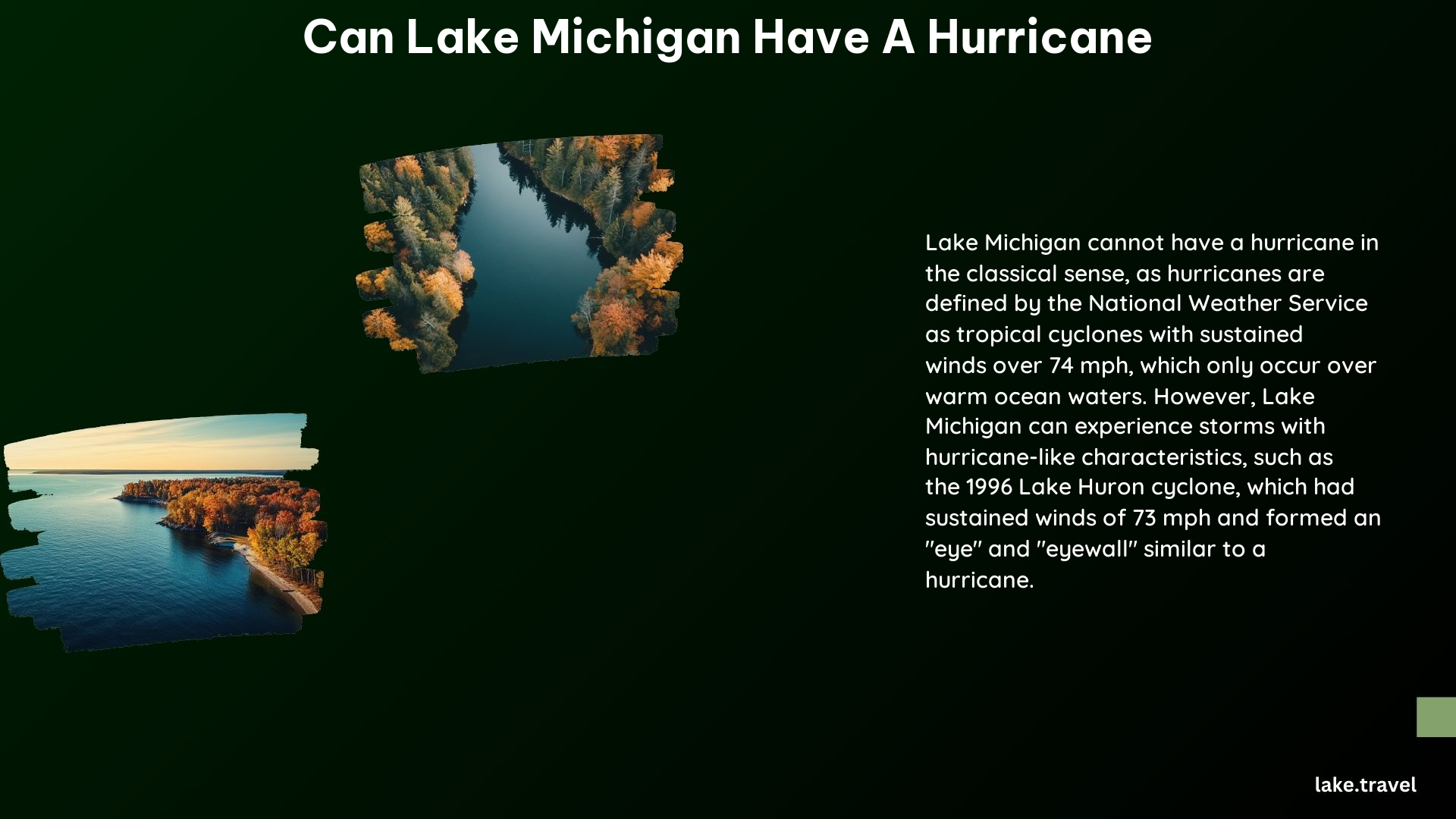 Can Lake Michigan Have a Hurricane