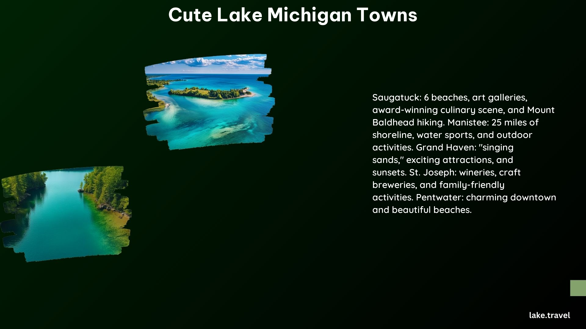 Cute Lake Michigan Towns