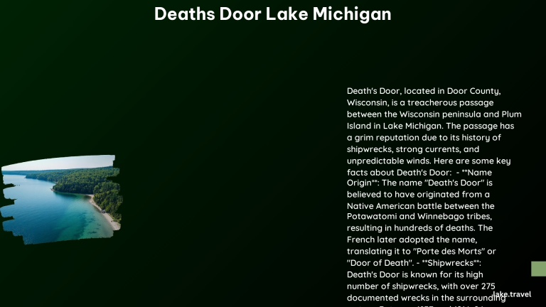 Deaths Door Lake Michigan