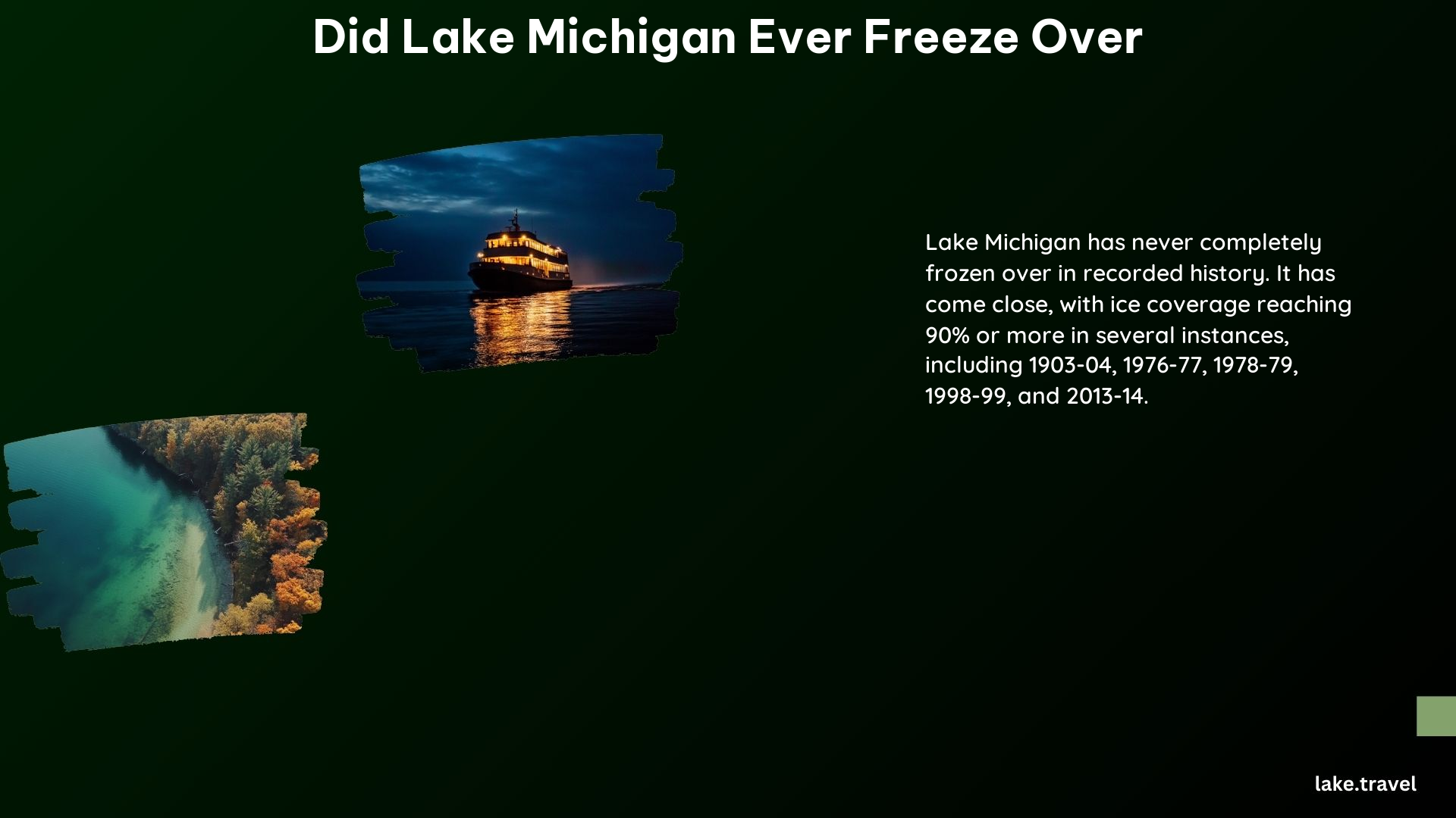 Did Lake Michigan Ever Freeze Over