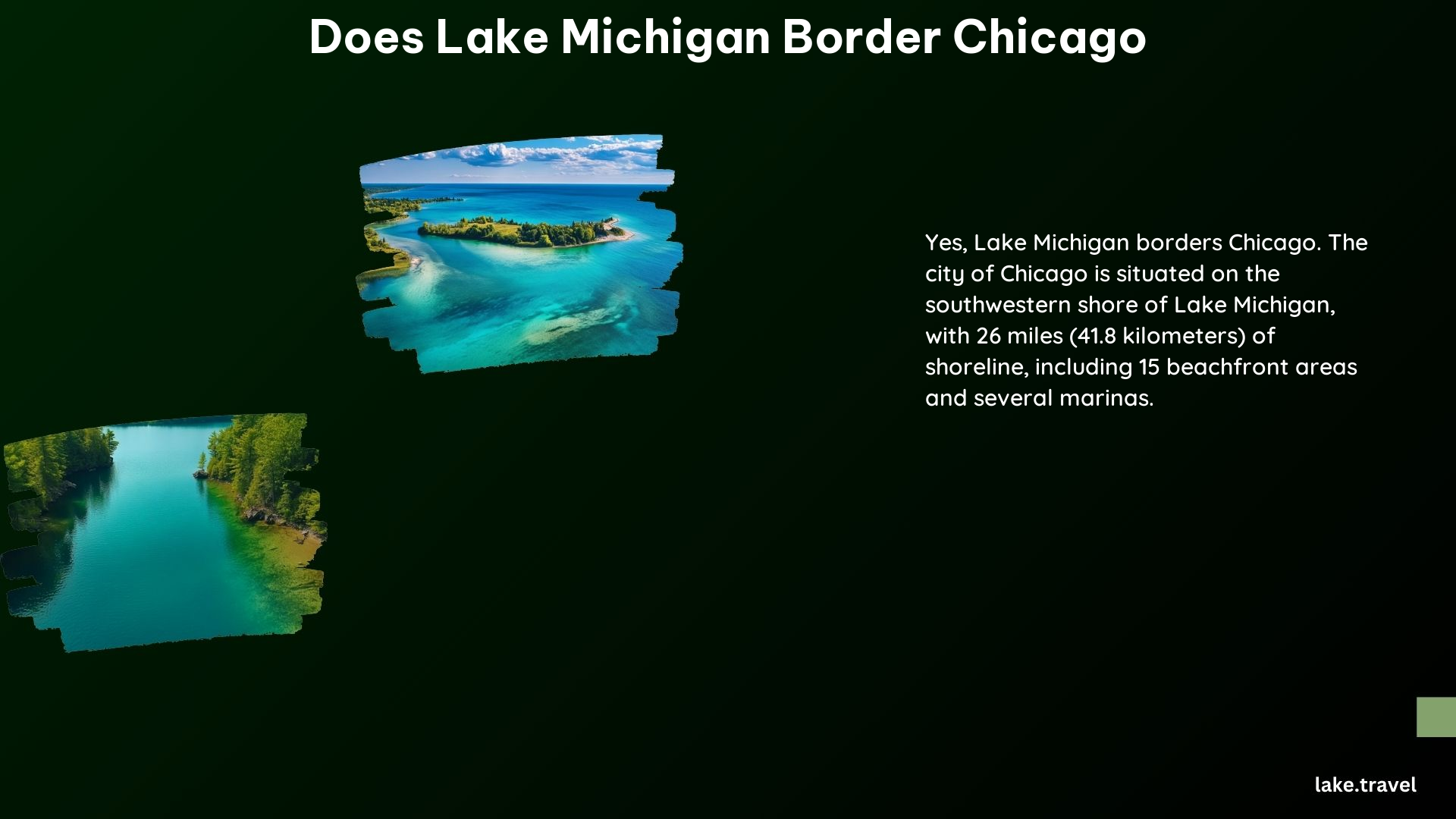 Does Lake Michigan Border Chicago