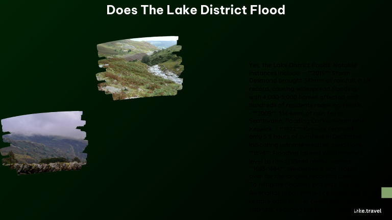 Does the Lake District Flood