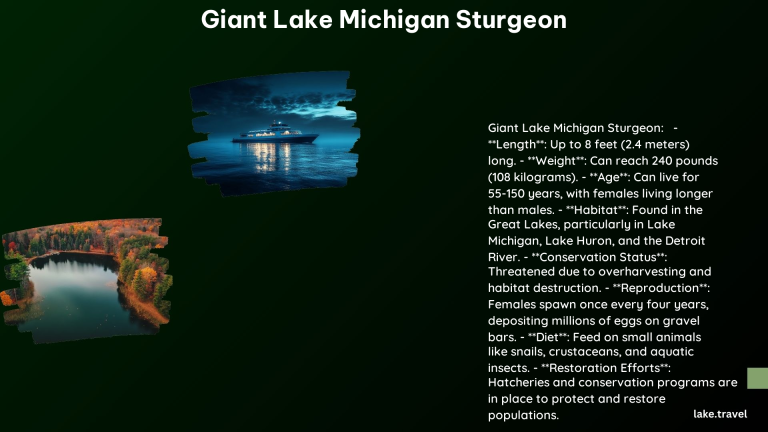 Giant Lake Michigan Sturgeon