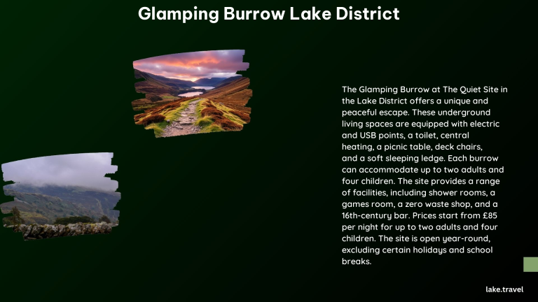 Glamping Burrow Lake District