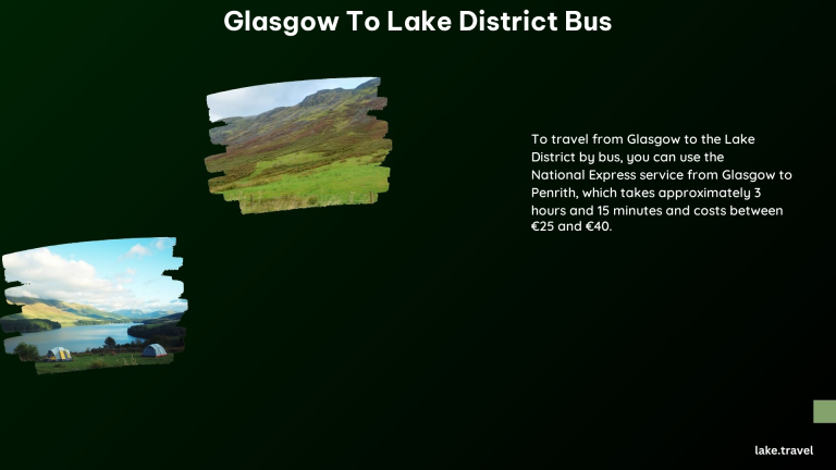 Glasgow to Lake District Bus