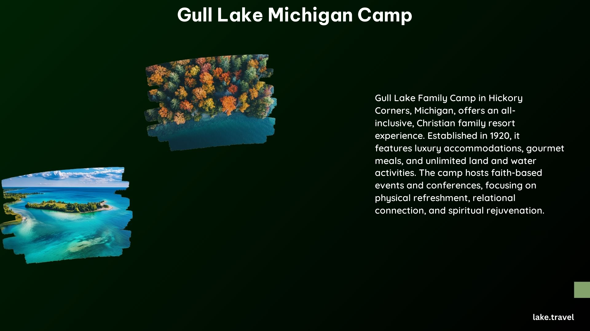 Gull Lake Michigan Camp