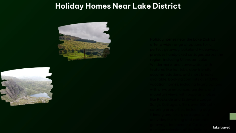 Holiday Homes Near Lake District