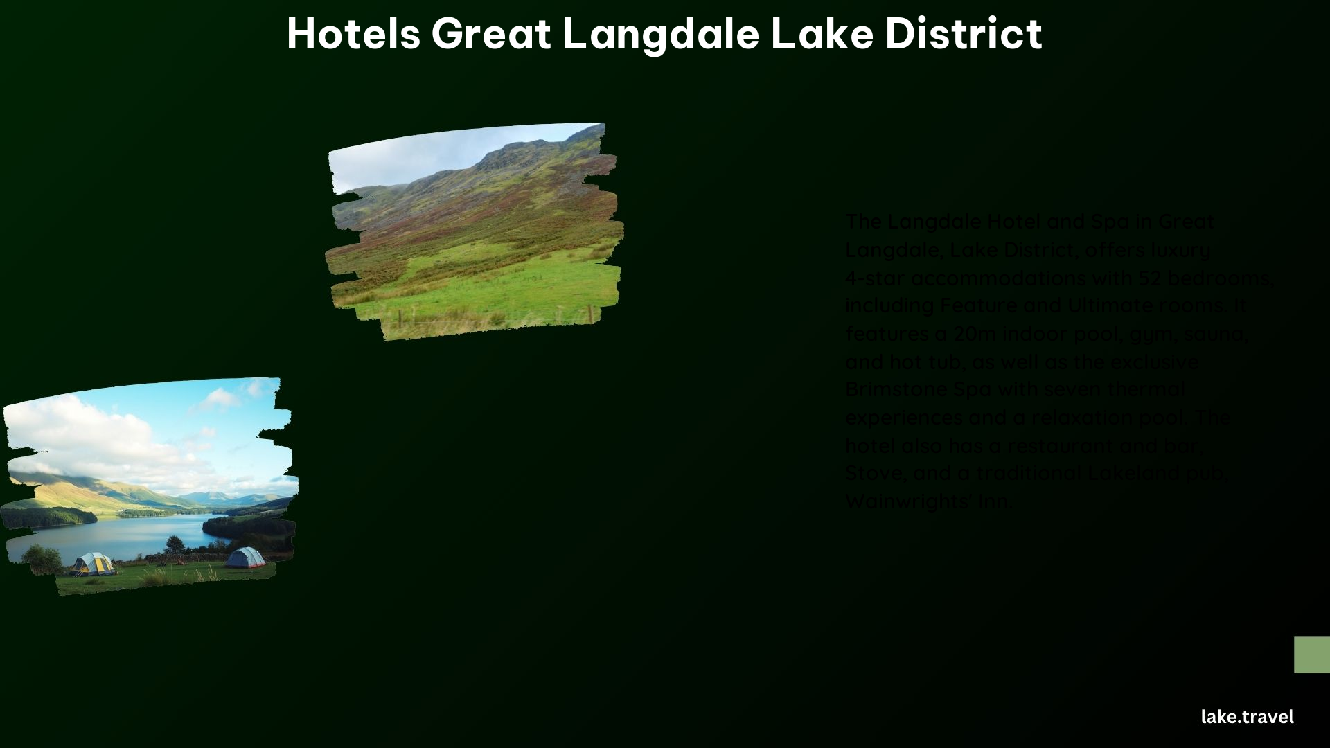 Hotels Great Langdale Lake District