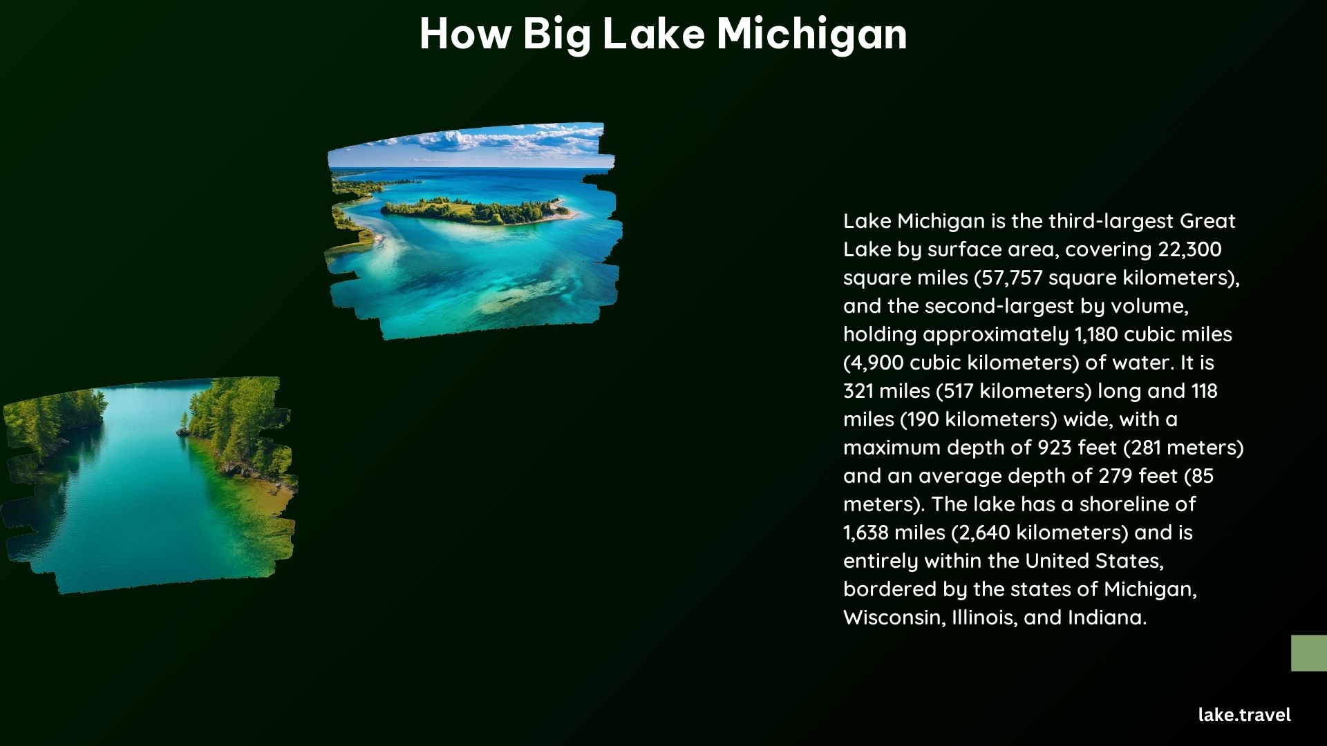 How Big is Lake Michigan? - lake.travel