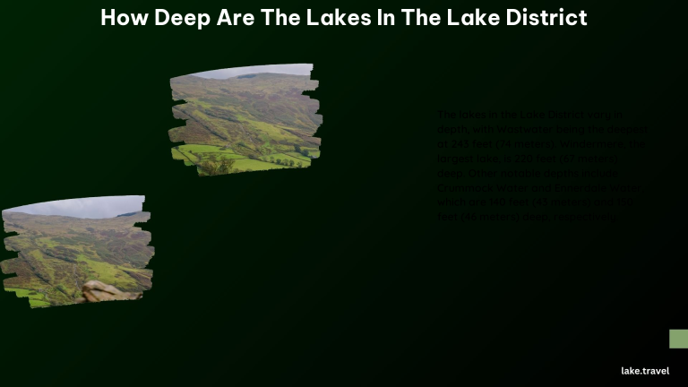 How Deep Are the Lakes in the Lake District