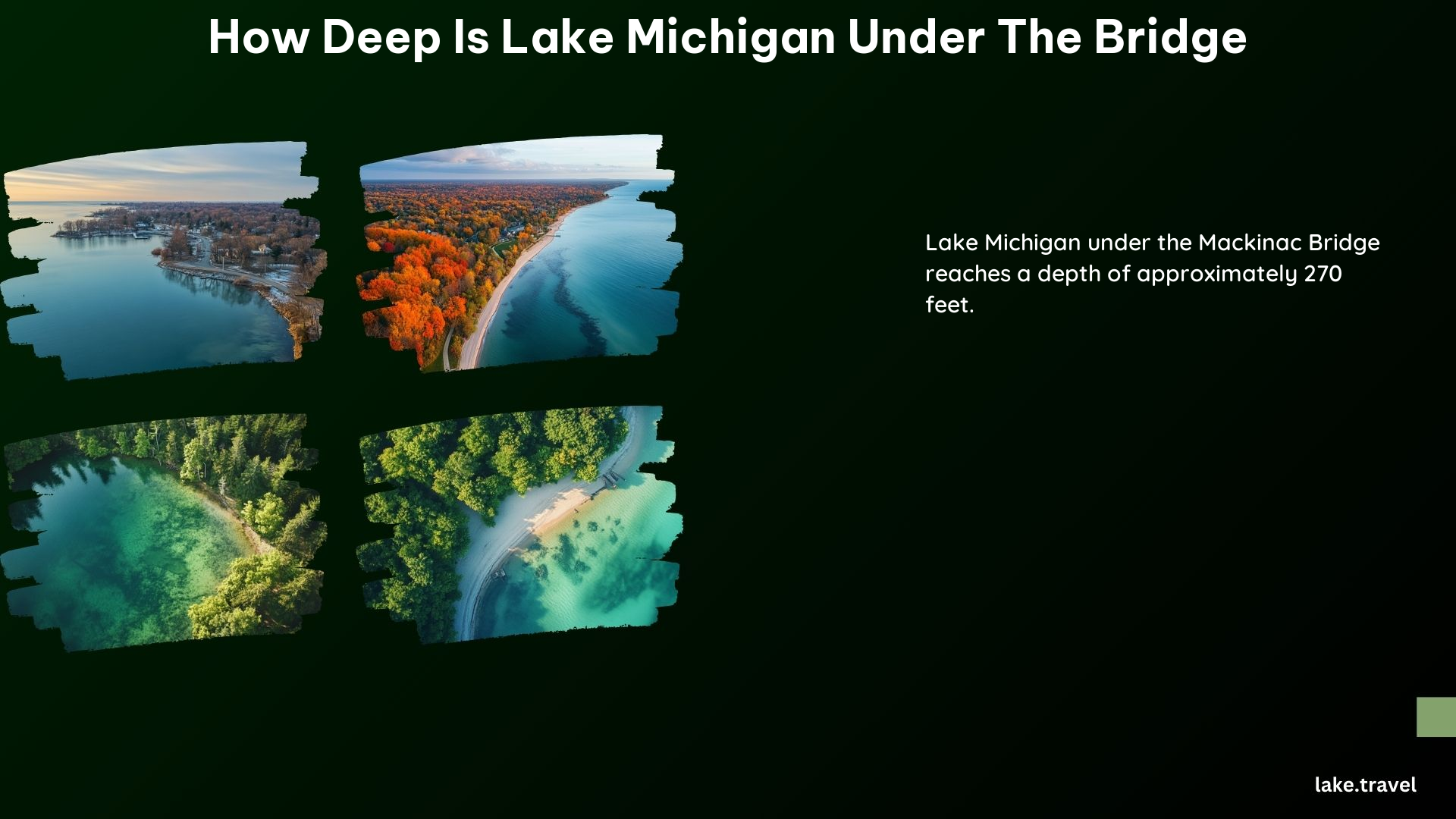 How Deep Is Lake Michigan Under the Bridge