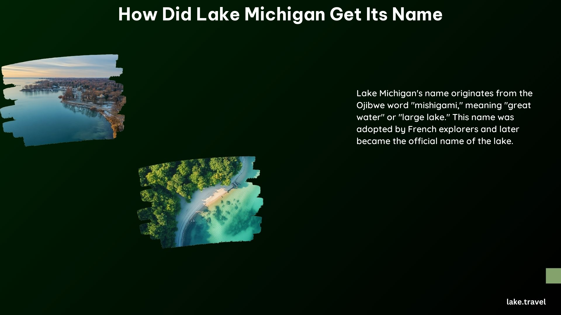 How Did Lake Michigan Get Its Name