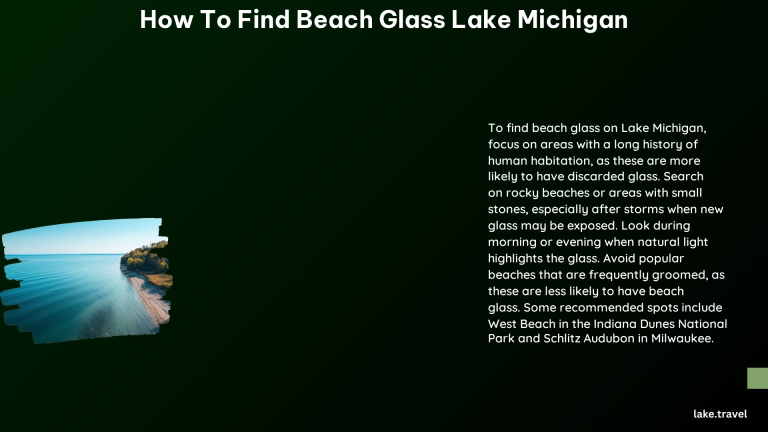 How to Find Beach Glass Lake Michigan