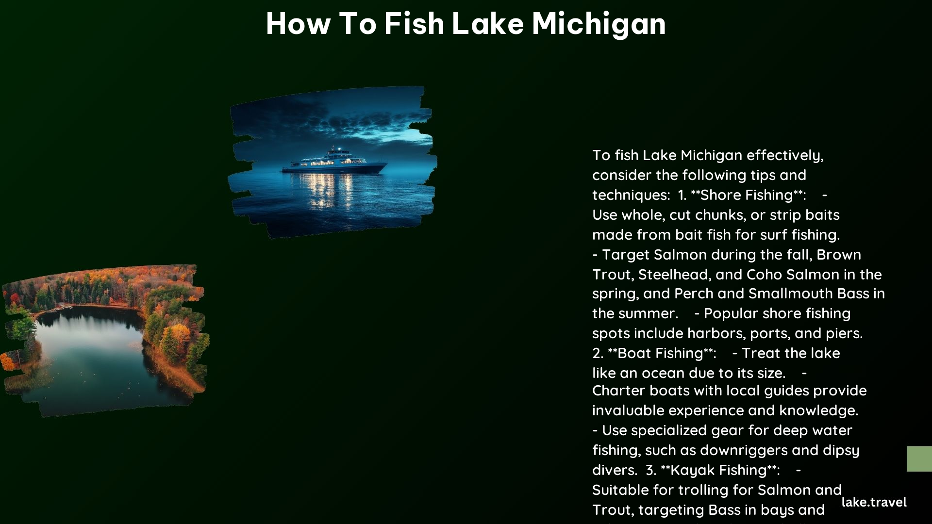 How to Fish Lake Michigan