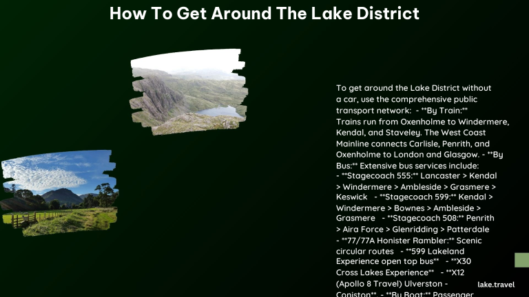 How to Get around the Lake District