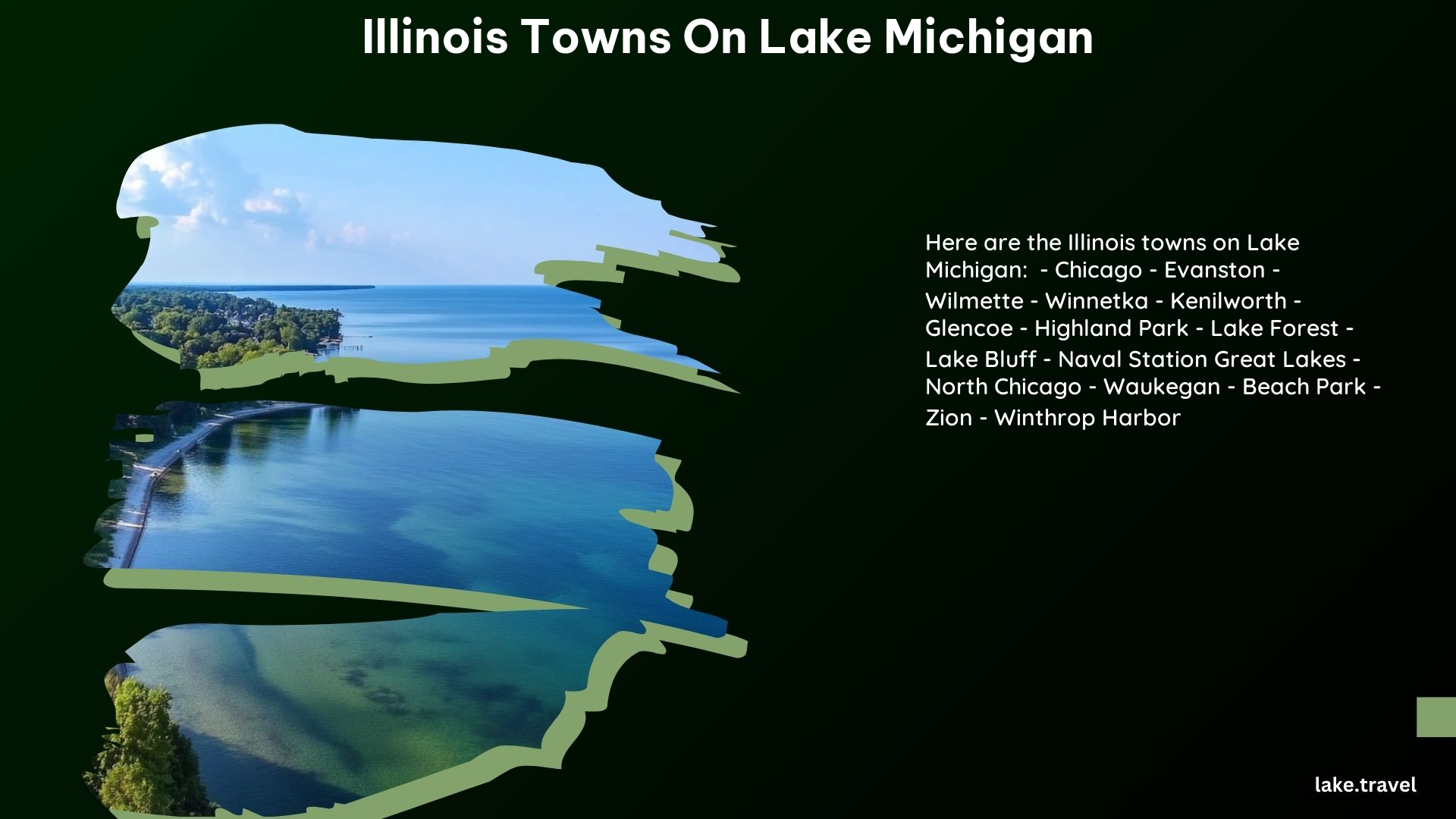 Illinois Towns on Lake Michigan