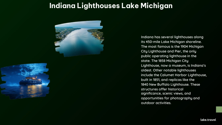 Indiana Lighthouses Lake Michigan