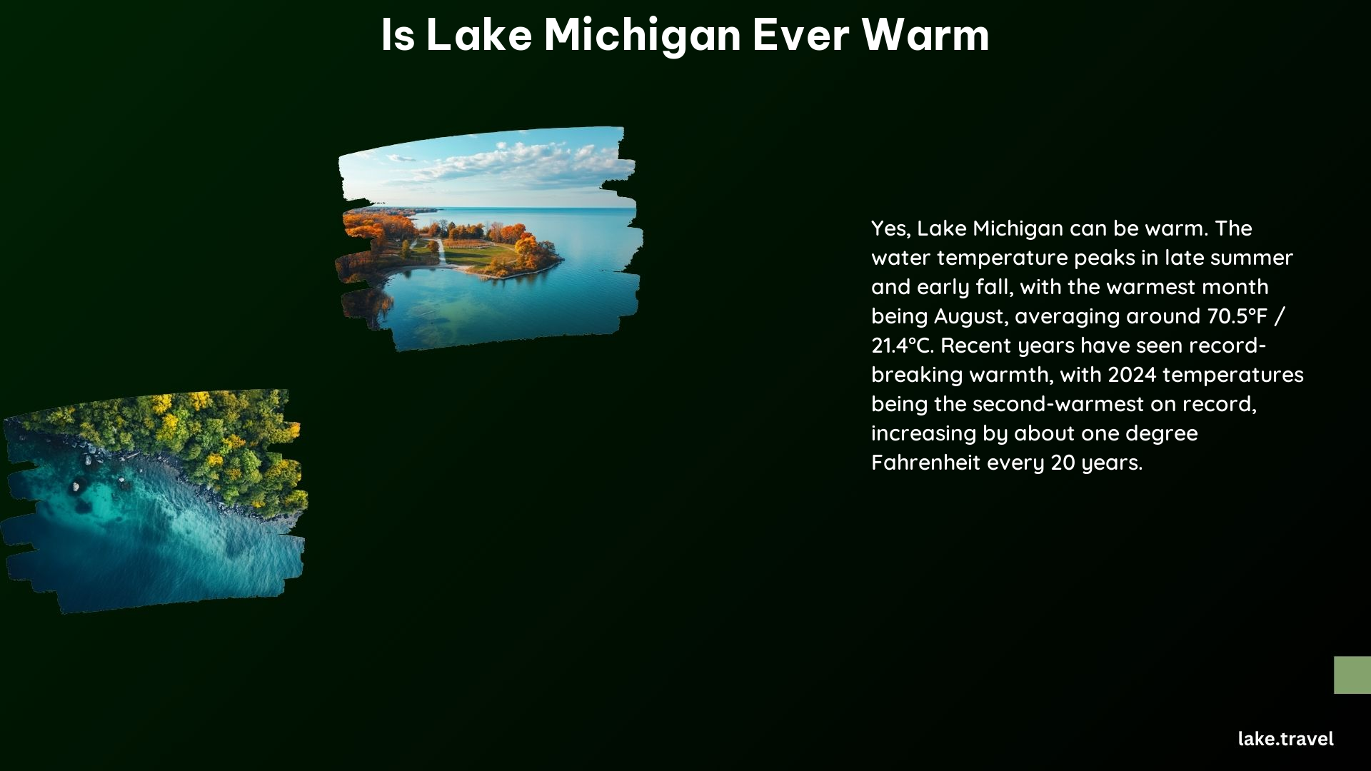 Is Lake Michigan Ever Warm