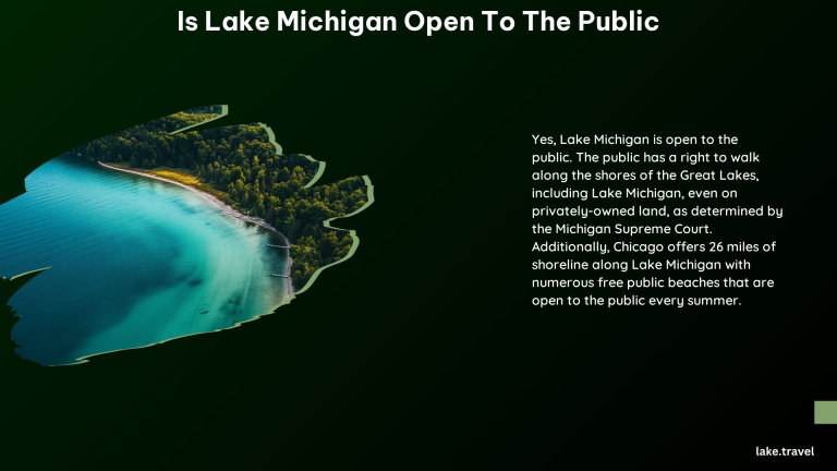 Is Lake Michigan Open to the Public 1