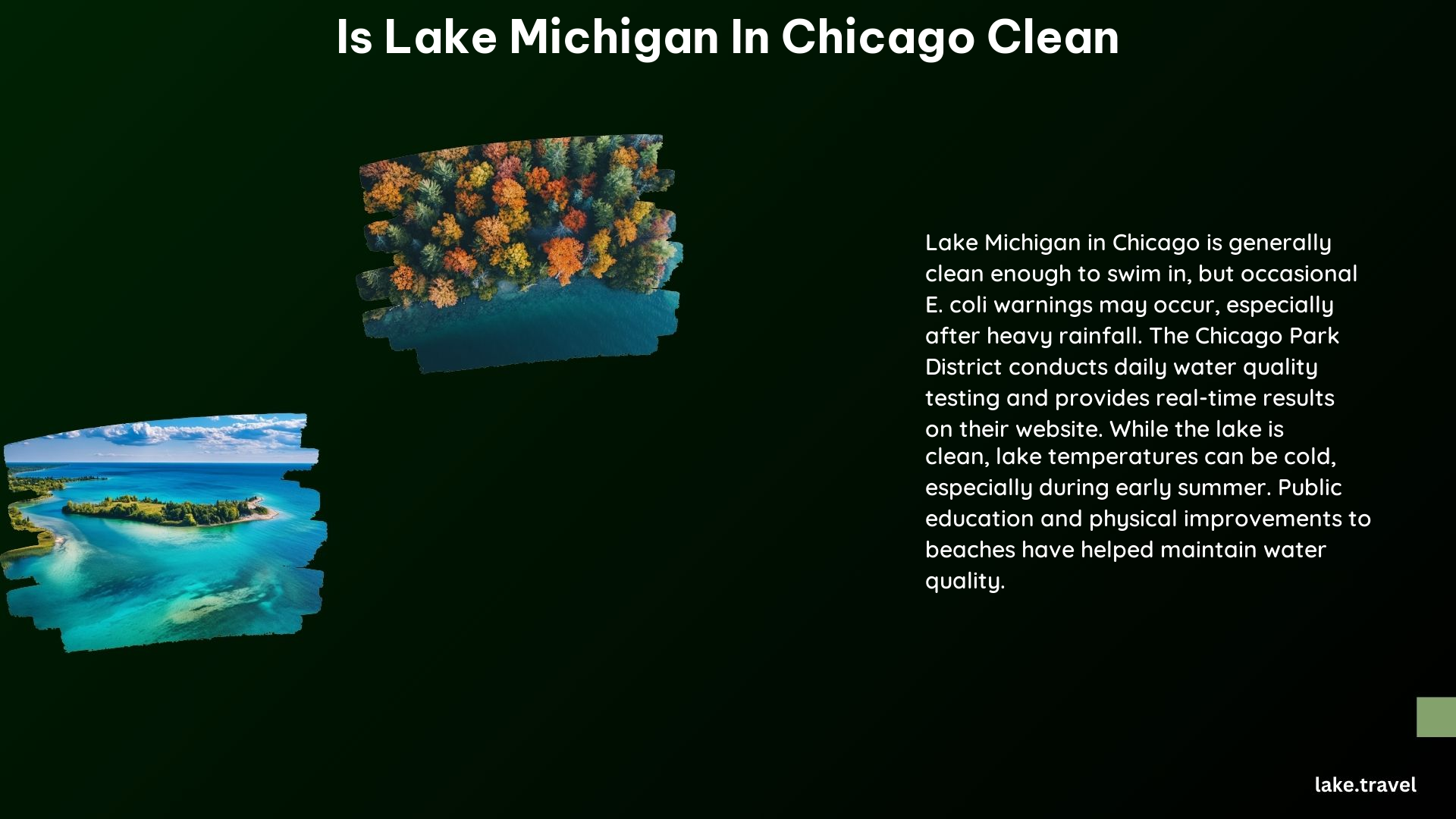 Is Lake Michigan in Chicago Clean