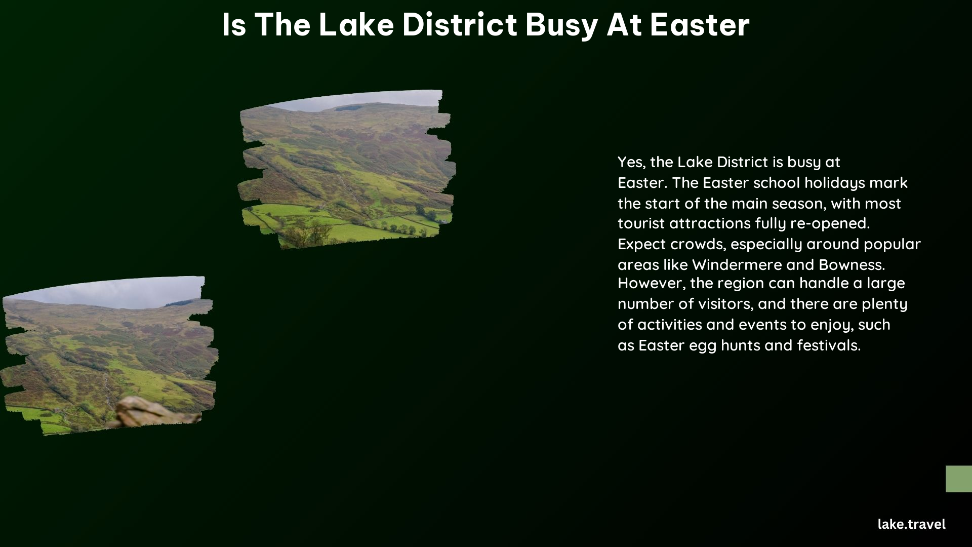 Is the Lake District Busy at Easter