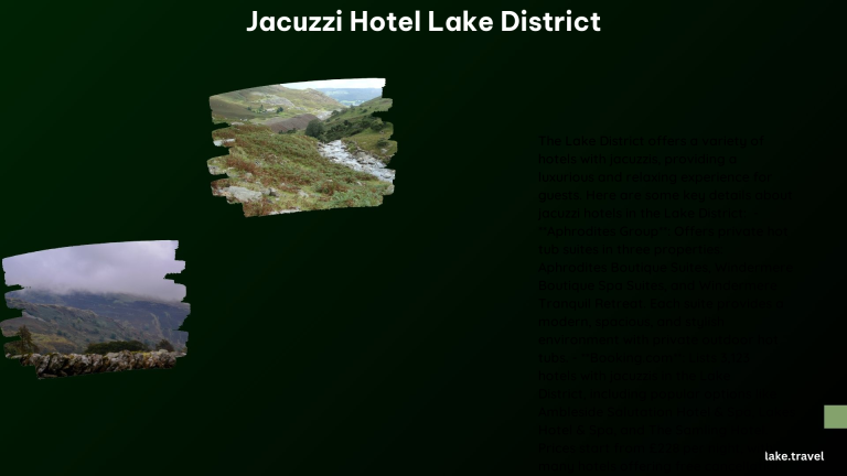 Jacuzzi Hotel Lake District