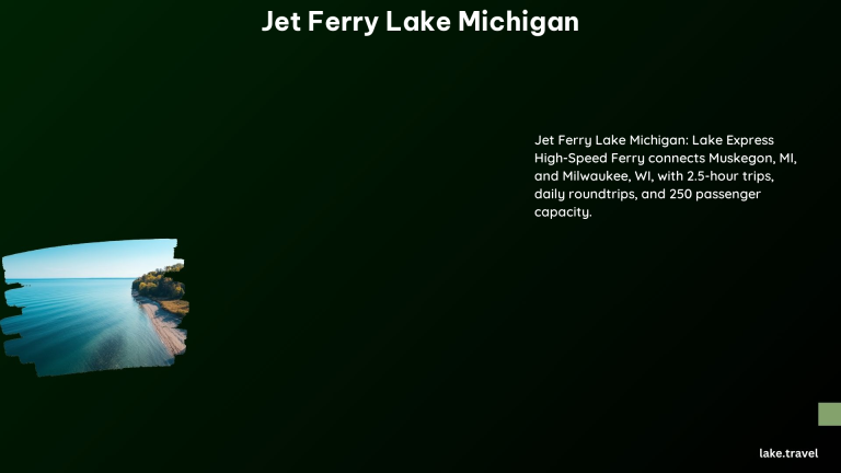 Jet Ferry Lake Michigan