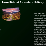 Lake District Adventure Holiday