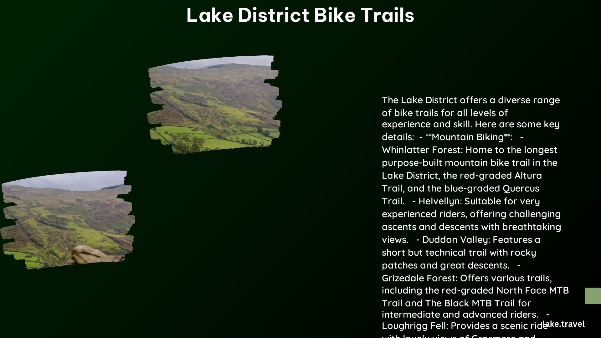 Lake District Bike Trails