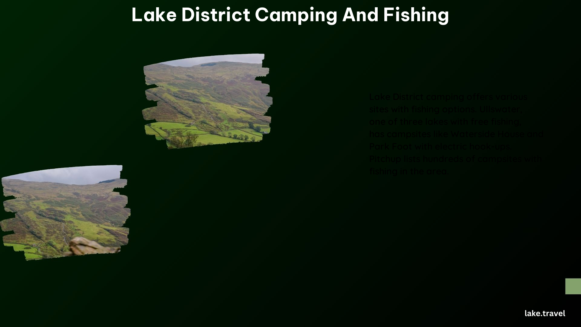 Lake District Camping and Fishing