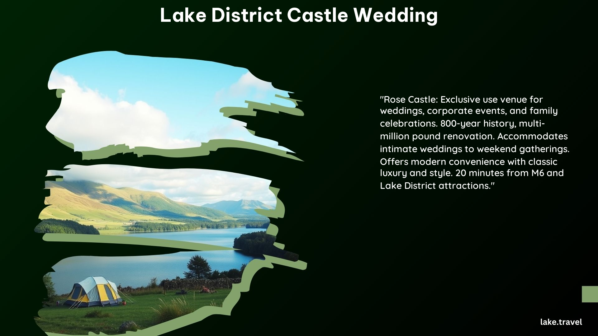 Lake District Castle Wedding