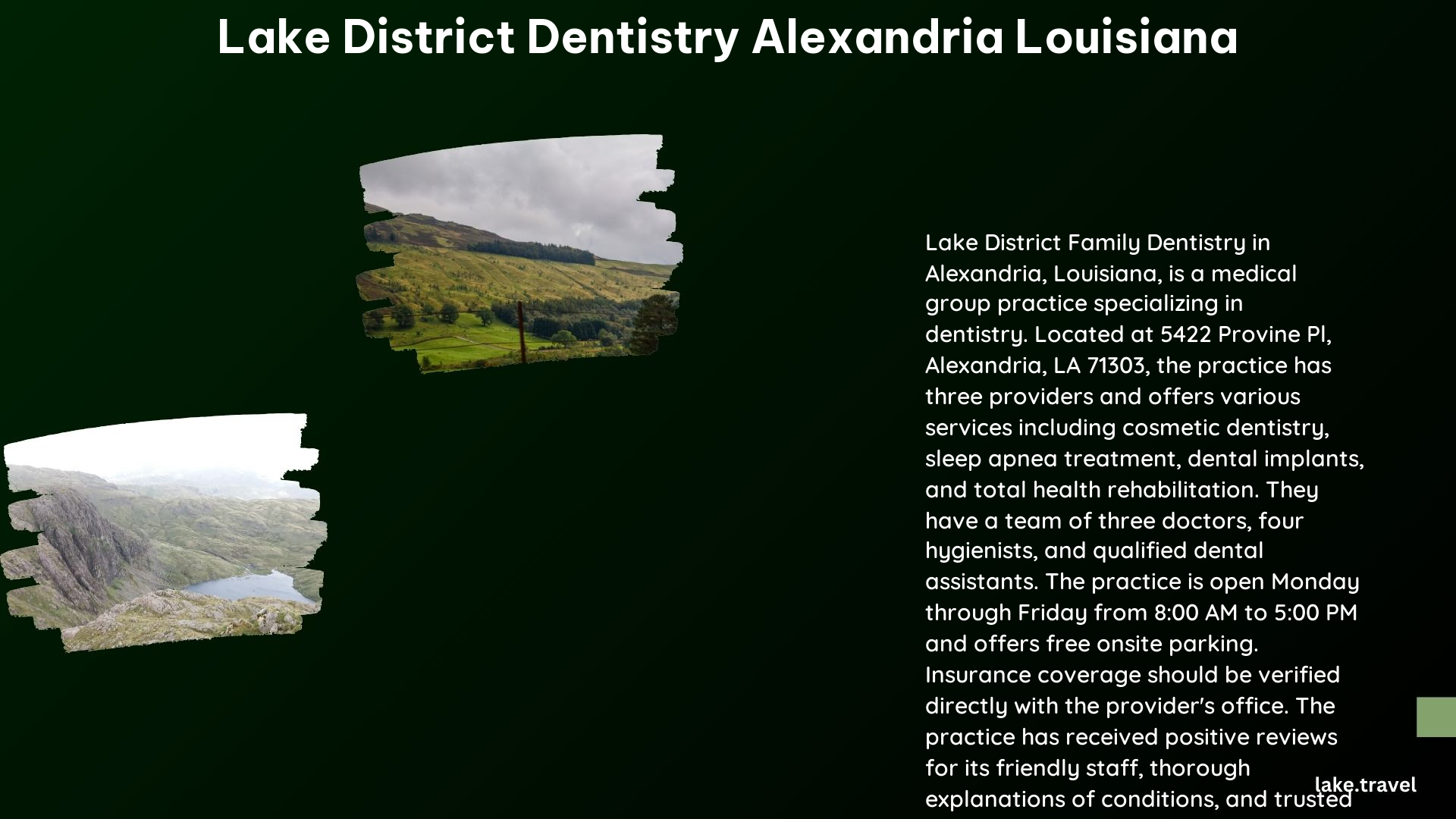 Lake District Dentistry Alexandria Louisiana