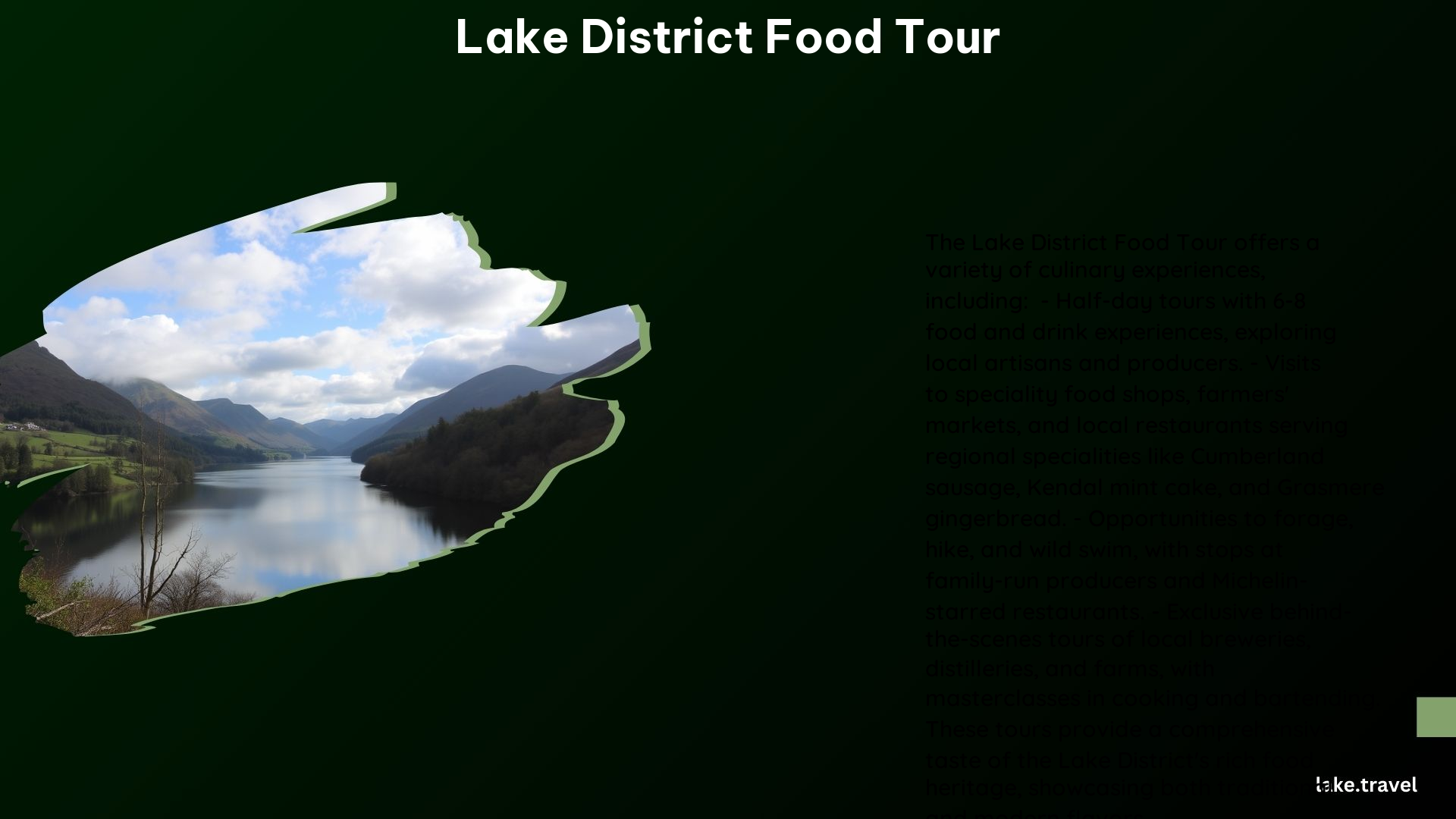 Lake District Food Tour