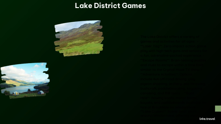 Lake District Games