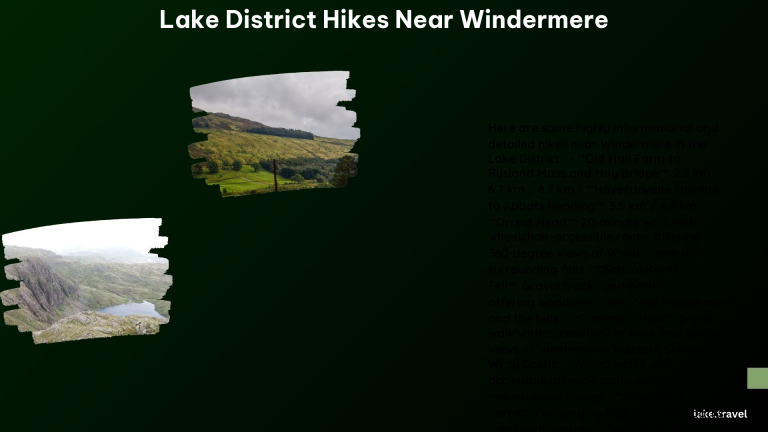 Lake District Hikes Near Windermere