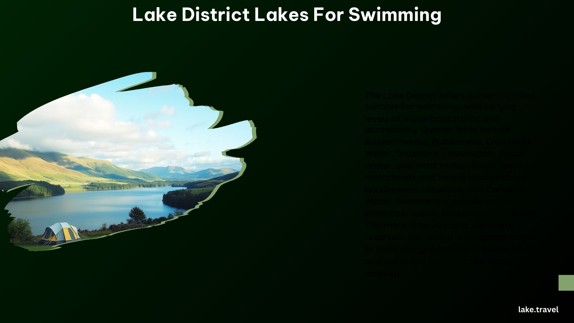 Lake District Lakes for Swimming