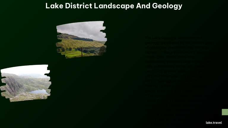 Lake District Landscape and Geology