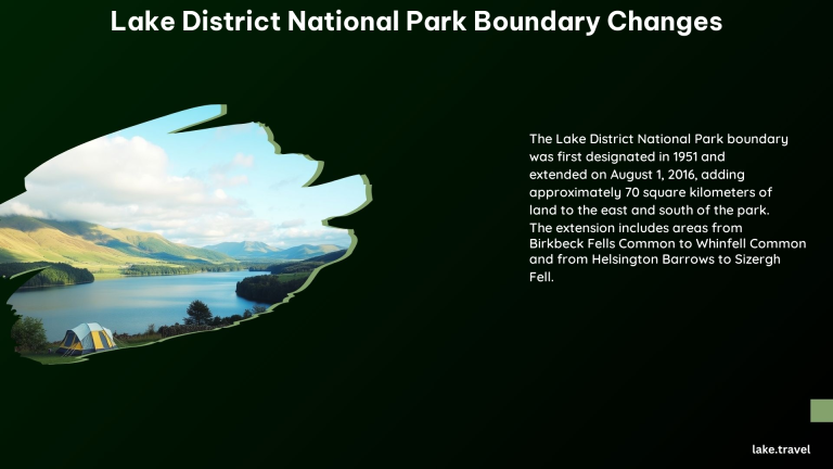 Lake District National Park Boundary Changes