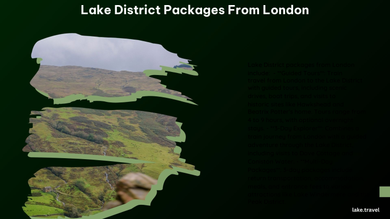 Lake District Packages From London