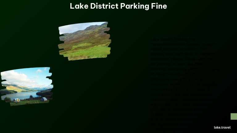 Lake District Parking Fine