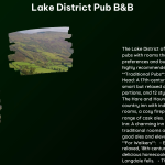 Lake District Pub BB