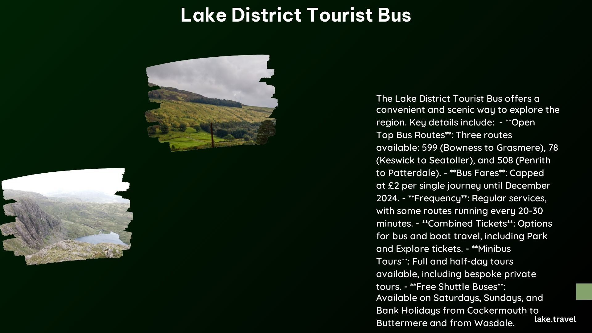 Lake District Tourist Bus