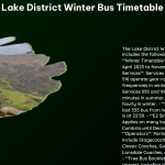 Lake District Winter Bus Timetable