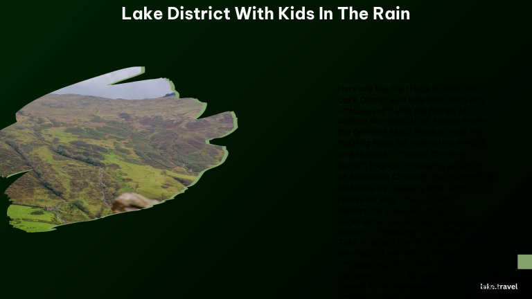 Lake District With Kids in the Rain