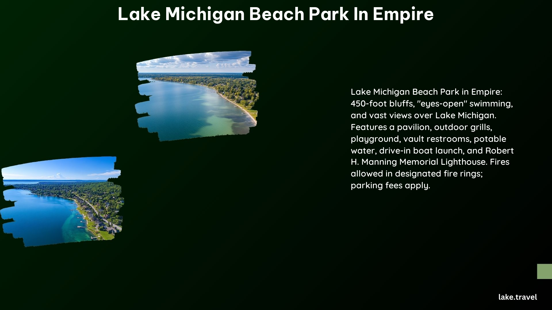 Lake Michigan Beach Park in Empire