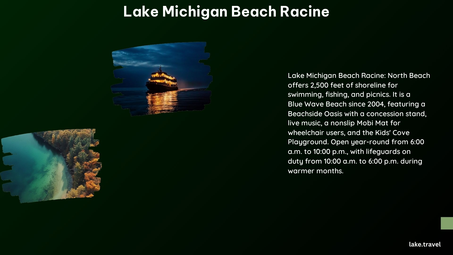 Lake Michigan Beach Racine