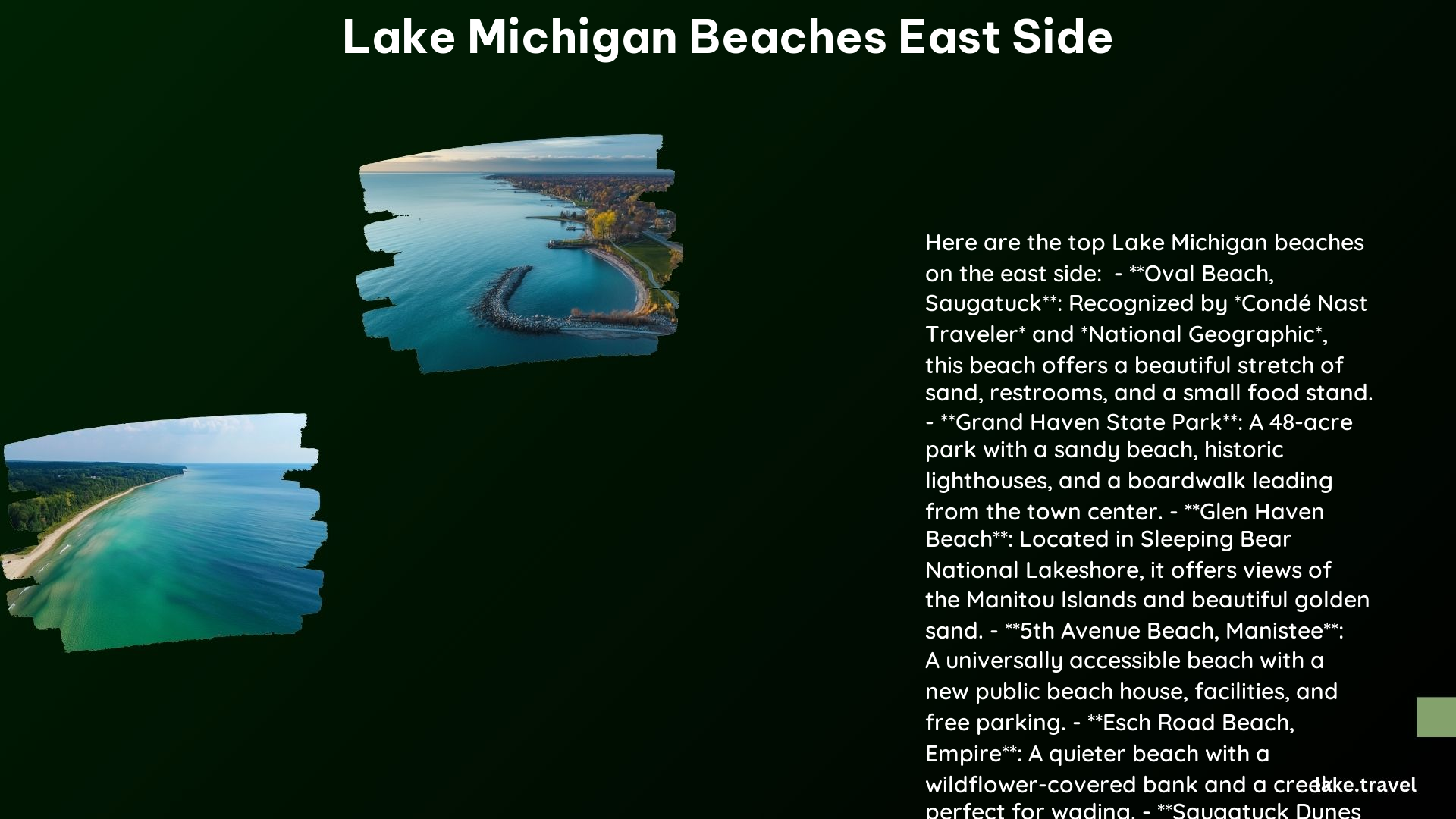 Lake Michigan Beaches East Side